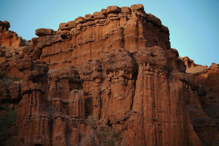 Explore the striking sandstone formations of Narman Valley, showcasing unique geological features in Erzurum, Turkey.